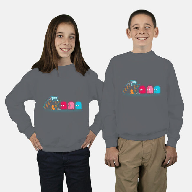 Ghost Trap-youth crew neck sweatshirt-Naolito