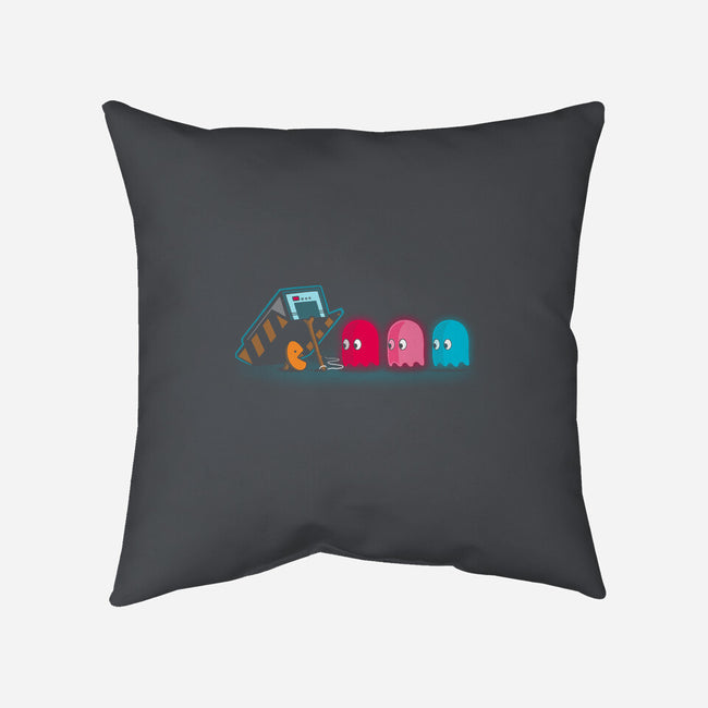 Ghost Trap-none removable cover w insert throw pillow-Naolito