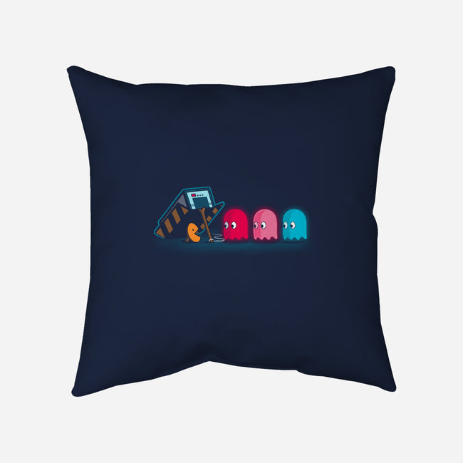 Ghost Trap-none removable cover w insert throw pillow-Naolito