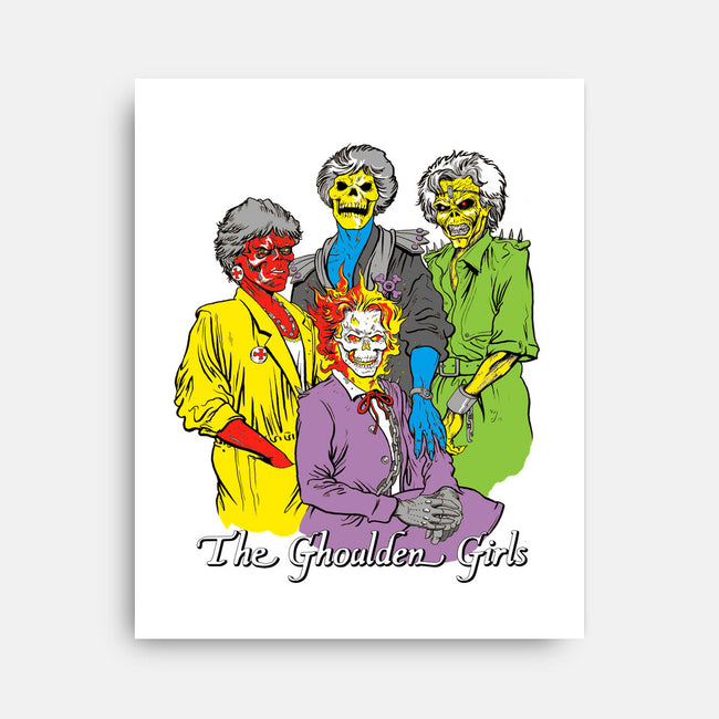 Ghoulden Girls-none stretched canvas-Marcode85