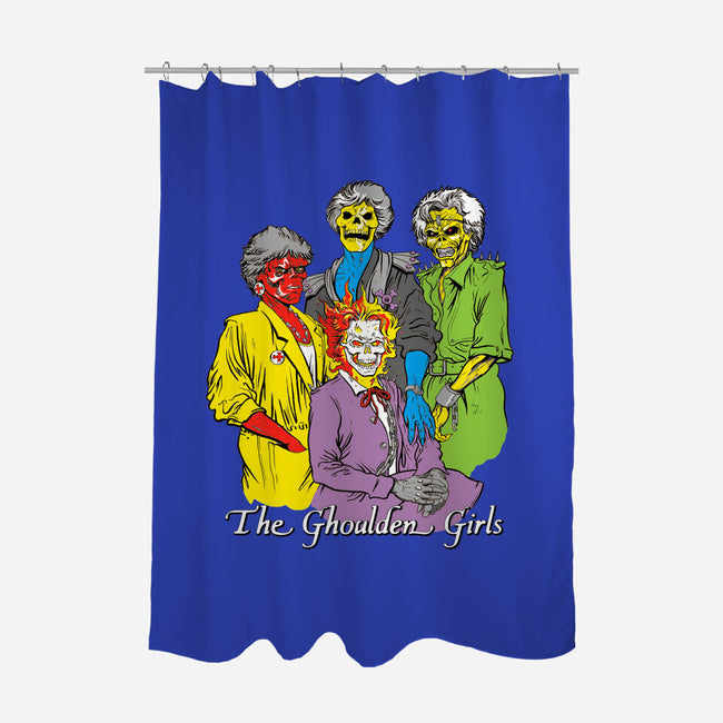 Ghoulden Girls-none polyester shower curtain-Marcode85