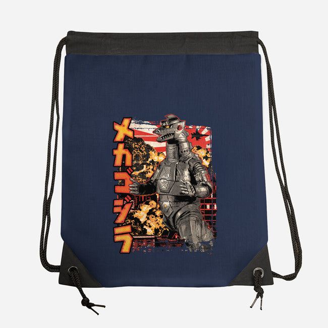 Giant Robot Pop-none drawstring bag-cs3ink
