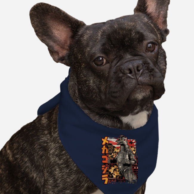 Giant Robot Pop-dog bandana pet collar-cs3ink