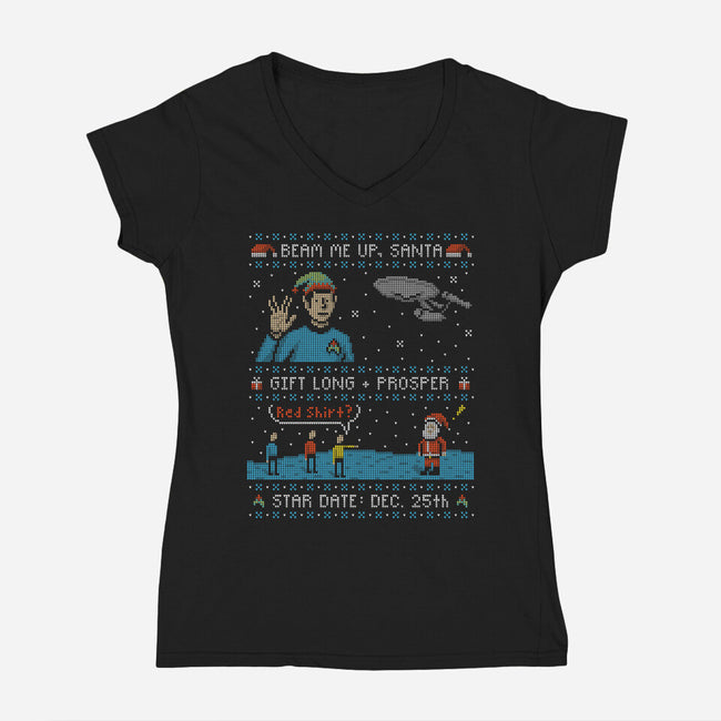 Gift Long and Prosper-womens v-neck tee-MJ
