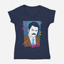 Gimme All the Bacon-womens v-neck tee-Bamboota