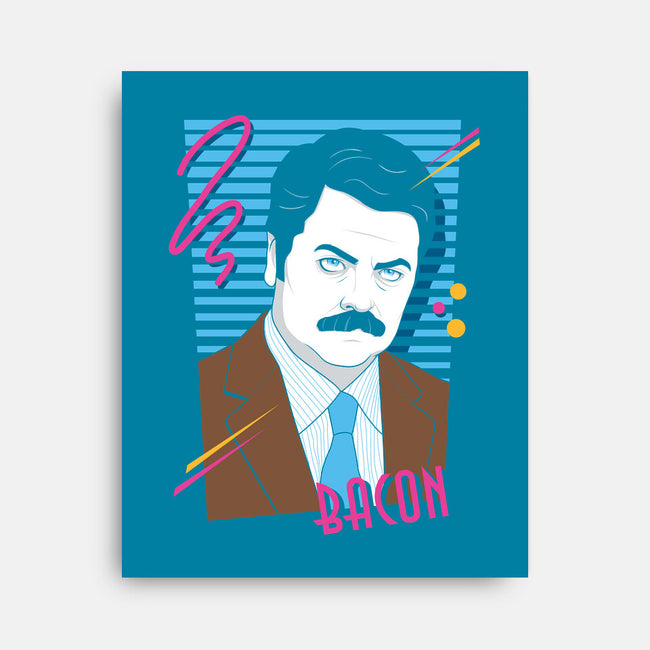 Gimme All the Bacon-none stretched canvas-Bamboota