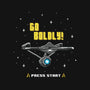 Go Boldly-none stretched canvas-Pixel Pop Tees