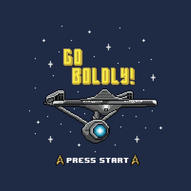 Go Boldly-unisex basic tee-Pixel Pop Tees