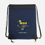 Go Boldly-none drawstring bag-Pixel Pop Tees