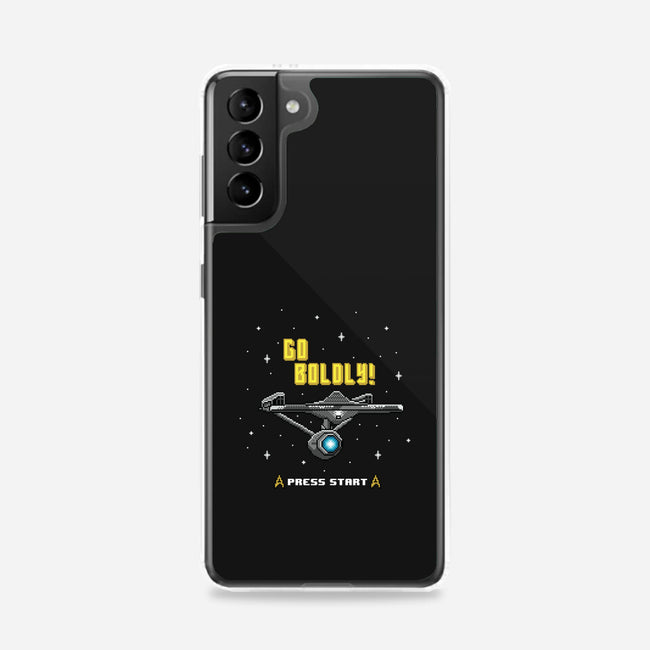 Go Boldly-samsung snap phone case-Pixel Pop Tees