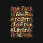 Go To The Library-none removable cover w insert throw pillow-risarodil
