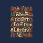 Go To The Library-none removable cover w insert throw pillow-risarodil