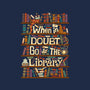 Go To The Library-none drawstring bag-risarodil
