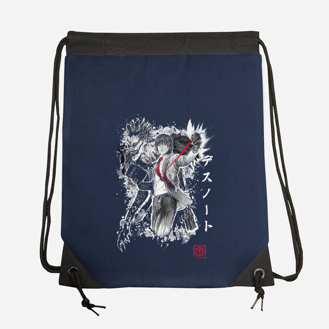 God of The New World-none drawstring bag-DrMonekers