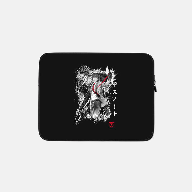God of The New World-none zippered laptop sleeve-DrMonekers