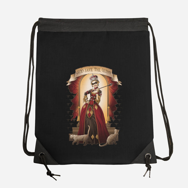 God Save the Quinn-none drawstring bag-saqman