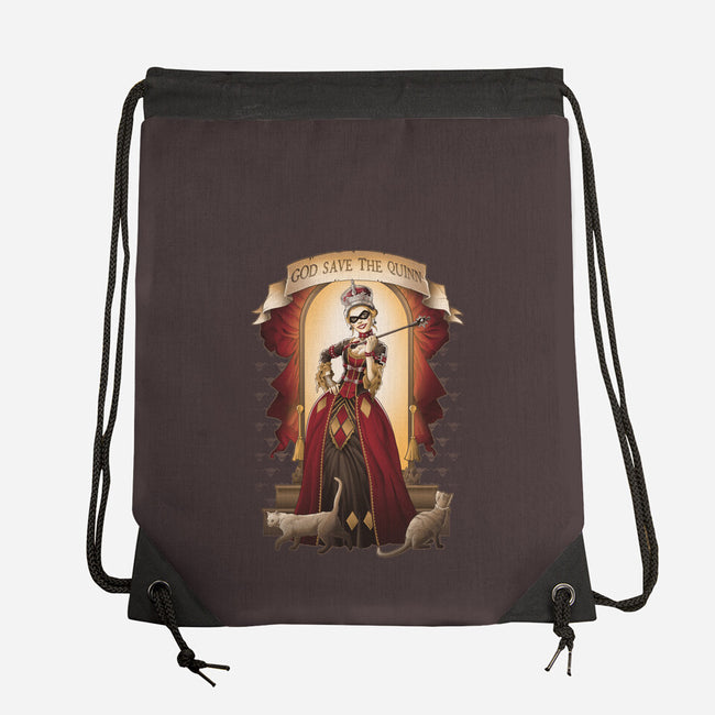 God Save the Quinn-none drawstring bag-saqman
