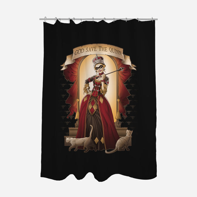 God Save the Quinn-none polyester shower curtain-saqman