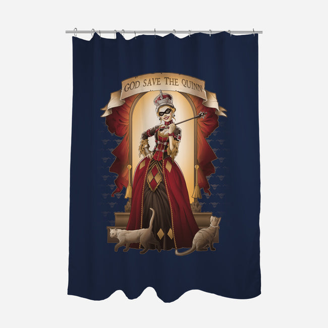 God Save the Quinn-none polyester shower curtain-saqman