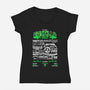 Godzilla Fest-womens v-neck tee-rocketman_art