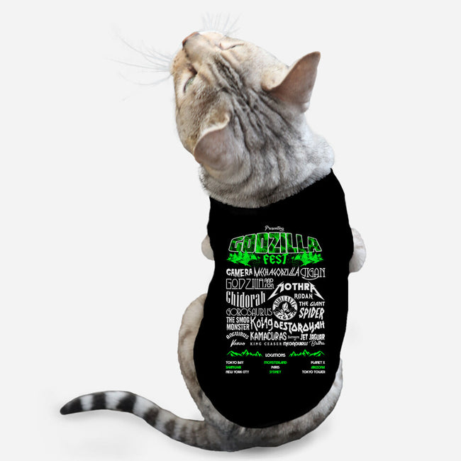 Godzilla Fest-cat basic pet tank-rocketman_art