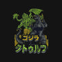 Godzilla vs. Cthulhu-none removable cover w insert throw pillow-Melee_Ninja