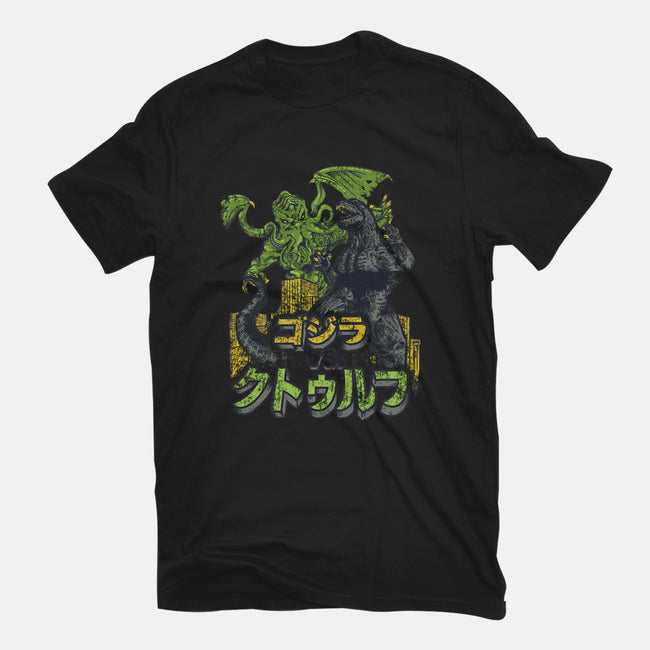 Godzilla vs. Cthulhu-mens heavyweight tee-Melee_Ninja