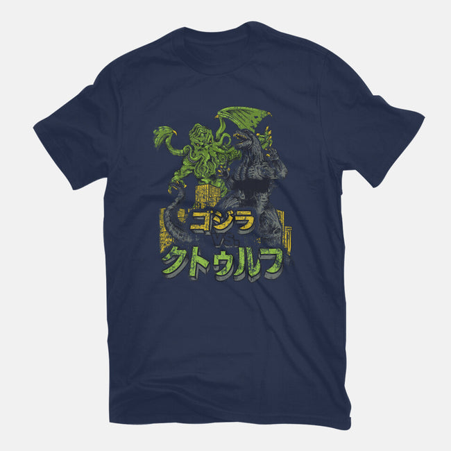 Godzilla vs. Cthulhu-mens premium tee-Melee_Ninja