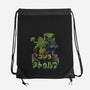 Godzilla vs. Cthulhu-none drawstring bag-Melee_Ninja