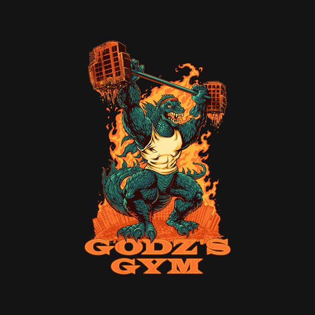 Godz's Gym-womens off shoulder sweatshirt-brianallen
