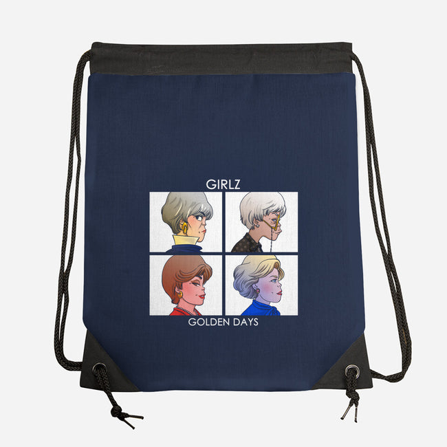 Golden Days-none drawstring bag-ursulalopez