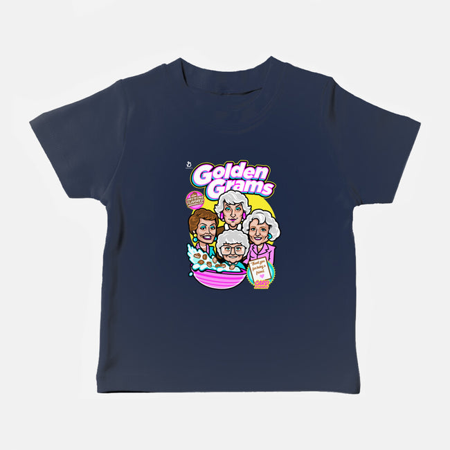 Golden Grams-baby basic tee-harebrained