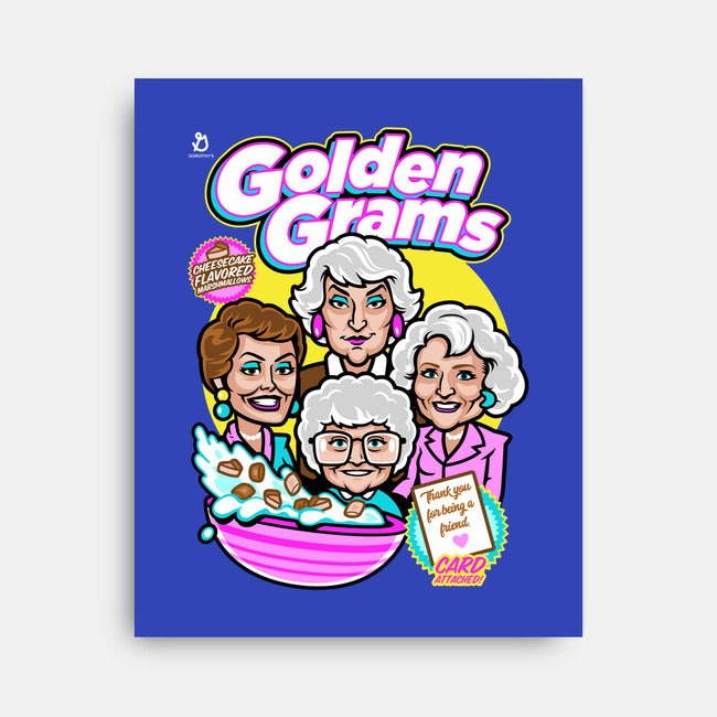 Golden Grams-none stretched canvas-harebrained