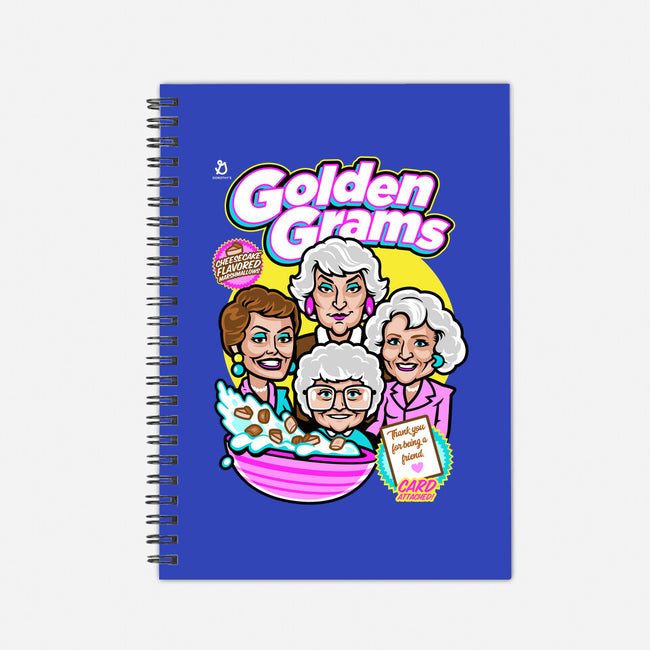 Golden Grams-none dot grid notebook-harebrained