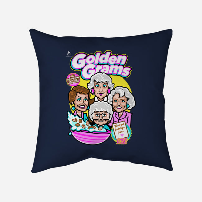 Golden Grams-none removable cover throw pillow-harebrained