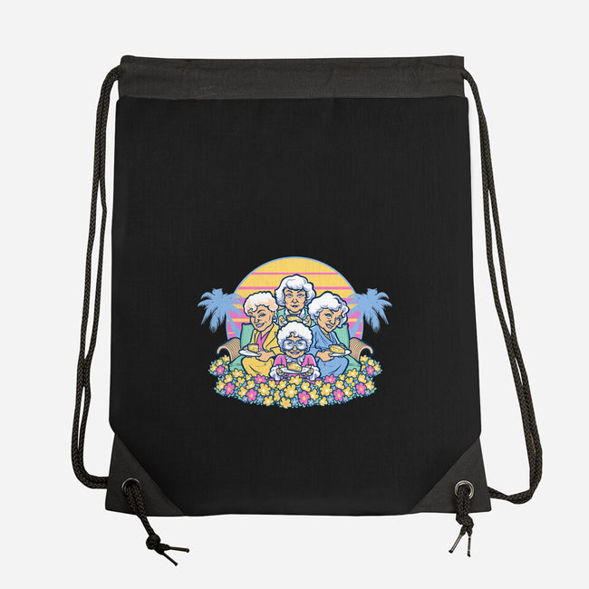 Golden Grannies-none drawstring bag-Harebrained