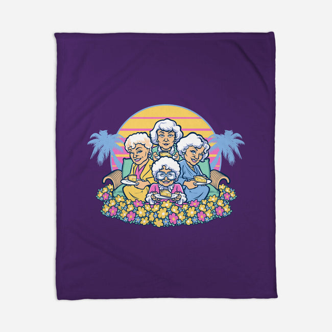 Golden Grannies-none fleece blanket-Harebrained