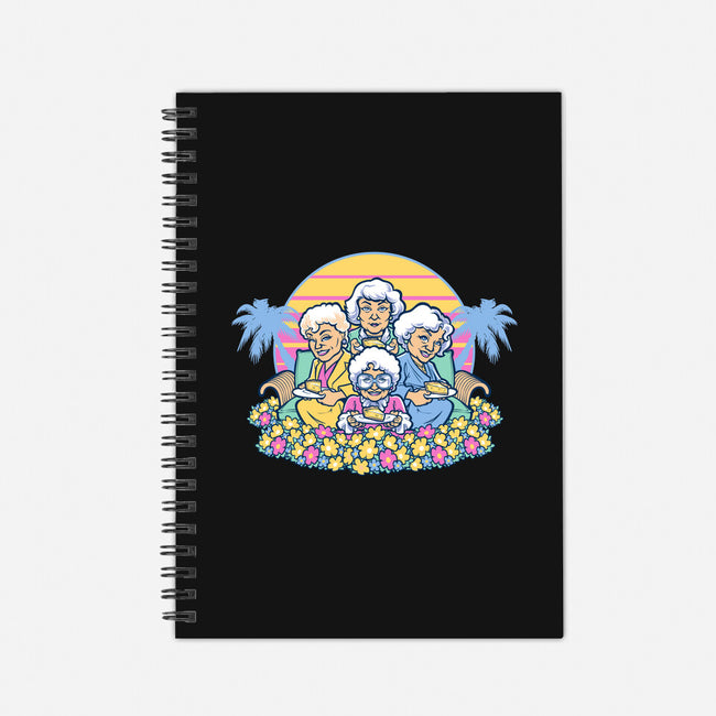 Golden Grannies-none dot grid notebook-Harebrained
