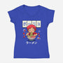 Goldfish Ramen-womens v-neck tee-vp021