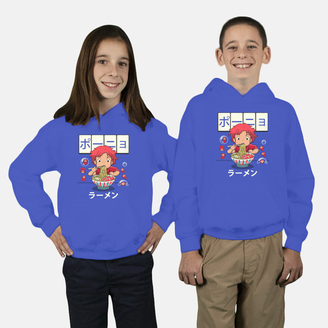 Goldfish Ramen-youth pullover sweatshirt-vp021