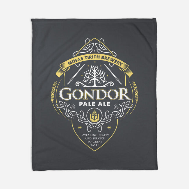 Gondor Calls for Ale-none fleece blanket-grafxguy