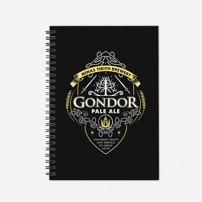 Gondor Calls for Ale-none dot grid notebook-grafxguy