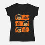 Good Cop, Bad Cop, Ugly Cop-womens v-neck tee-BWdesigns
