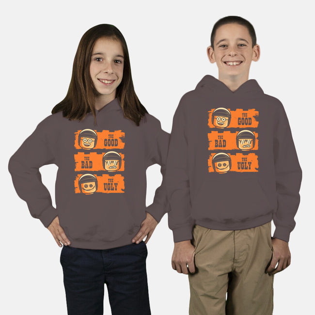 Good Cop, Bad Cop, Ugly Cop-youth pullover sweatshirt-BWdesigns