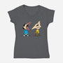 Good Grief, The Afterlife-womens v-neck tee-nothinghappenedtoday