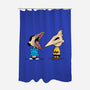 Good Grief, The Afterlife-none polyester shower curtain-nothinghappenedtoday