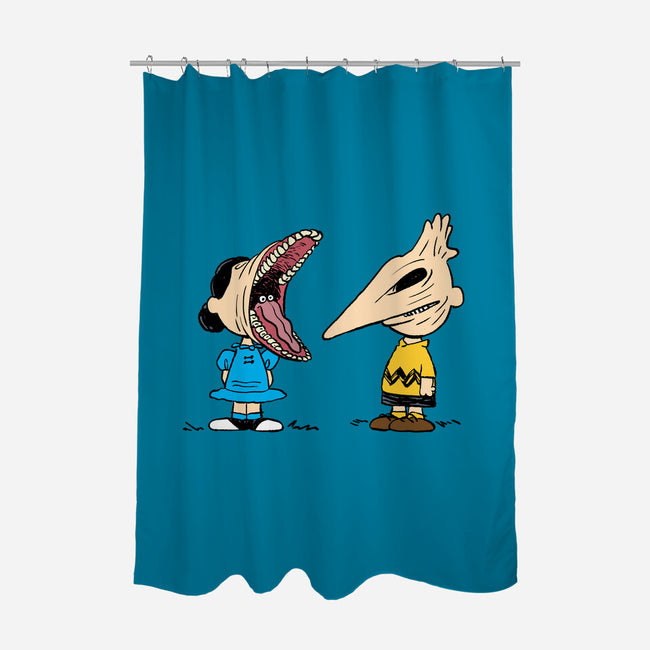 Good Grief, The Afterlife-none polyester shower curtain-nothinghappenedtoday