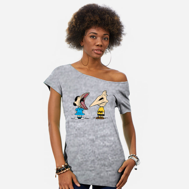 Good Grief, The Afterlife-womens off shoulder tee-nothinghappenedtoday