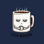 Good Morning-none removable cover w insert throw pillow-ducfrench