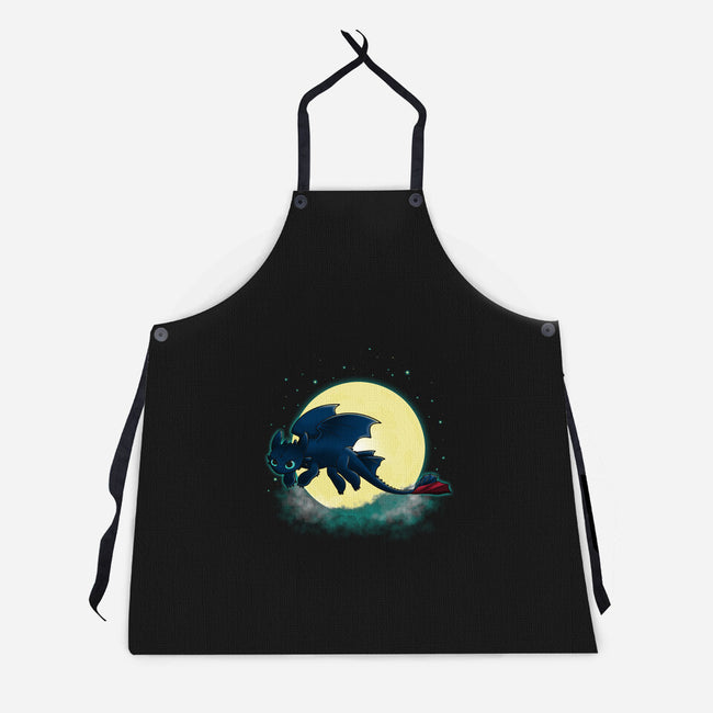 Goodnight Fury-unisex kitchen apron-RebelArt
